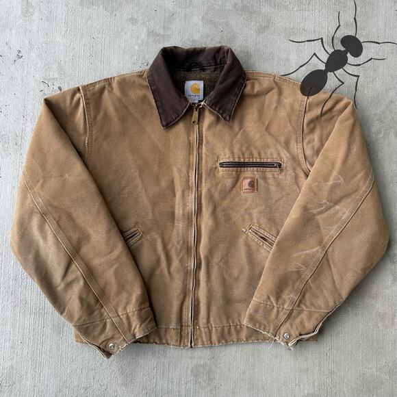 Carhartt Other - Vintage Y2K Carhartt J97 CML brown detroit work wear jacket